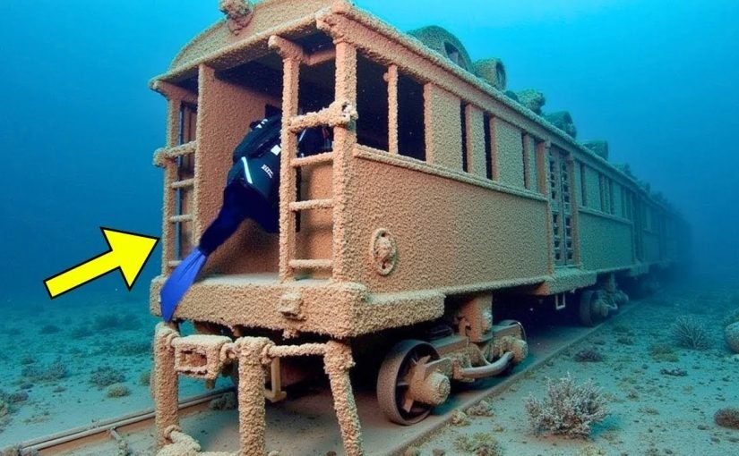 A diver discovered a railroad car on the ocean floor—and the discovery inside shocked everyone. ➤ haberion.com