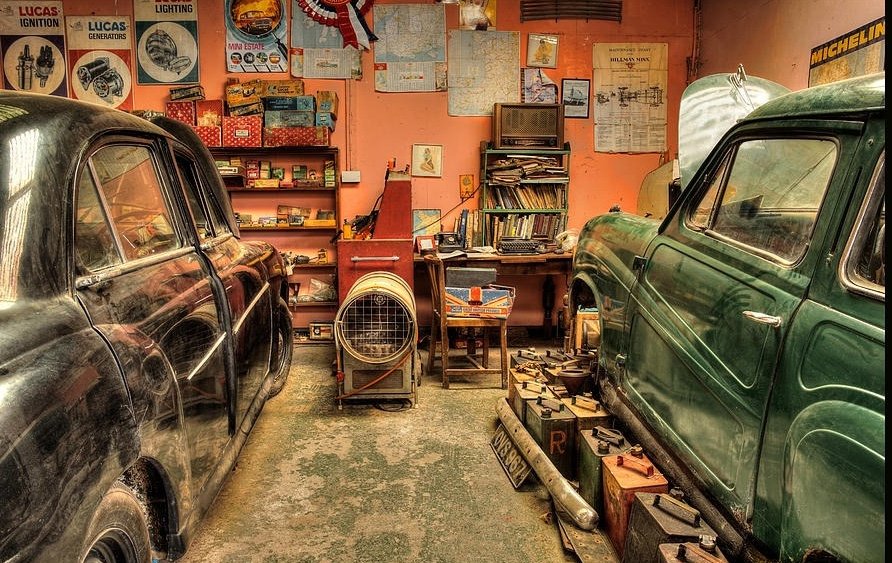 The secret of Uncle Fred’s garage, which he took with him
