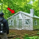 Excursioniștii din Munții Apalași au descoperit o cabană ciudată, complet acoperită cu folie de aluminiu ➤ haberion.com