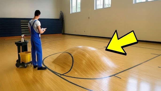 Workers noticed a strange bulge in the gym floor—after opening it up, they had to call 911 ➤ haberion.com