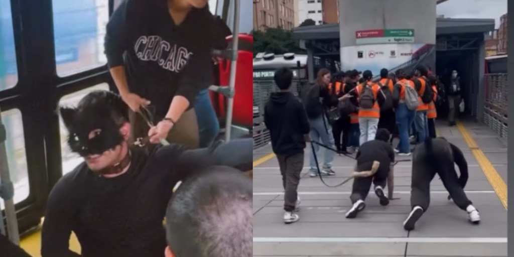 VIDEO: Therienii apar în metroul din Bogotá – Pasageri neobișnuiți șochează pe toată lumea