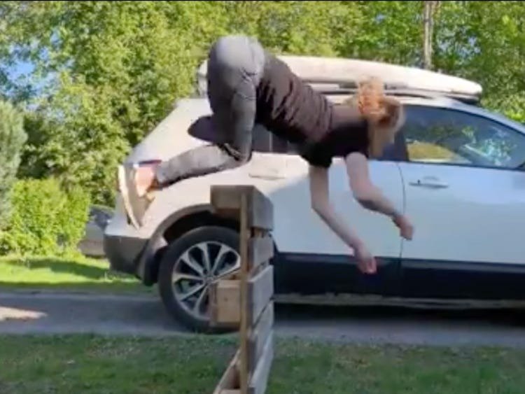 This Woman Runs and Jumps Like a Horse — You Have to See It to Believe It